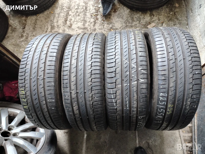 4бр.летни гуми CONTINENTAL 225 55 19 DOT20 цена за брой, снимка 1
