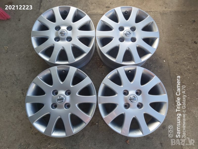 4 броя алуминиеви джанти за Nissan Almera 16, снимка 1