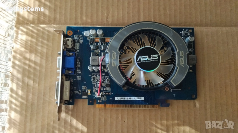 Видео карта NVidia GeForce Asus ENGT440 HDMI 1024MB GDDR3 128bit PCI-E, снимка 1