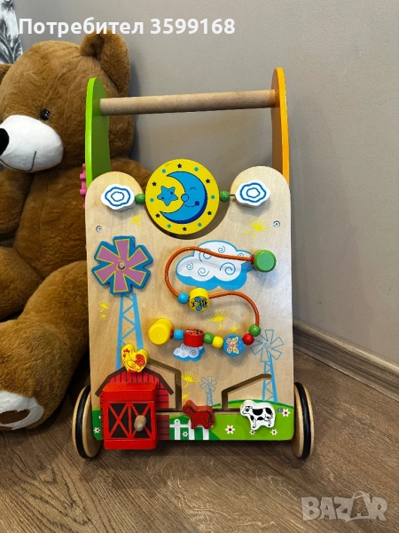 Дървена проходилка уокър , снимка 1