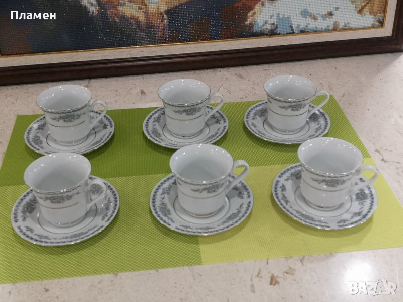 Стар сервиз за кафе - китайски порцелан , снимка 1