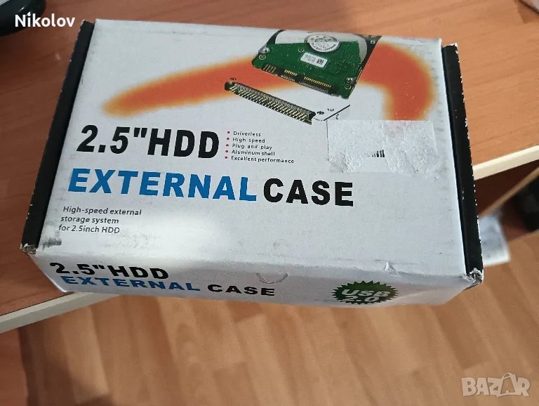 Външен хард диск TOSHIIBA  1000 GB, 80 лв, снимка 1