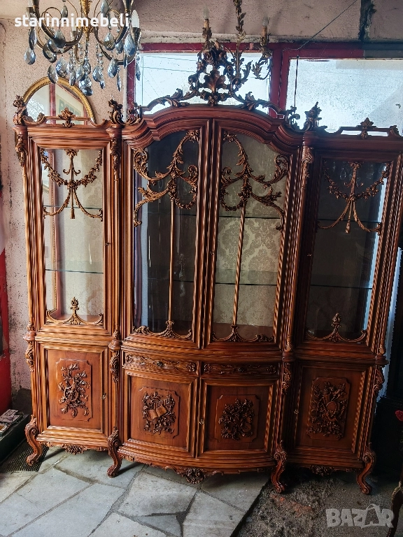 Луксозна антикварна витрина , снимка 1