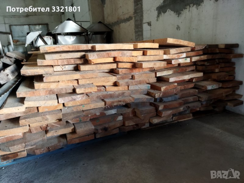 6м2 сухи дъски - 4 см. - свободна ширина, снимка 1