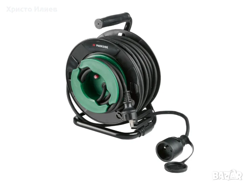 Кабелна макара удължител Водоустойчив IP44 дължина 25 м PARKSIDE, снимка 1