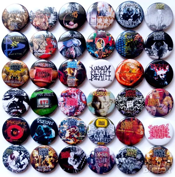 Значки на Napalm Death, снимка 1