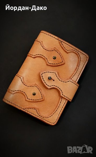 Портфейл ръчна изработка от естествена кожа, снимка 1