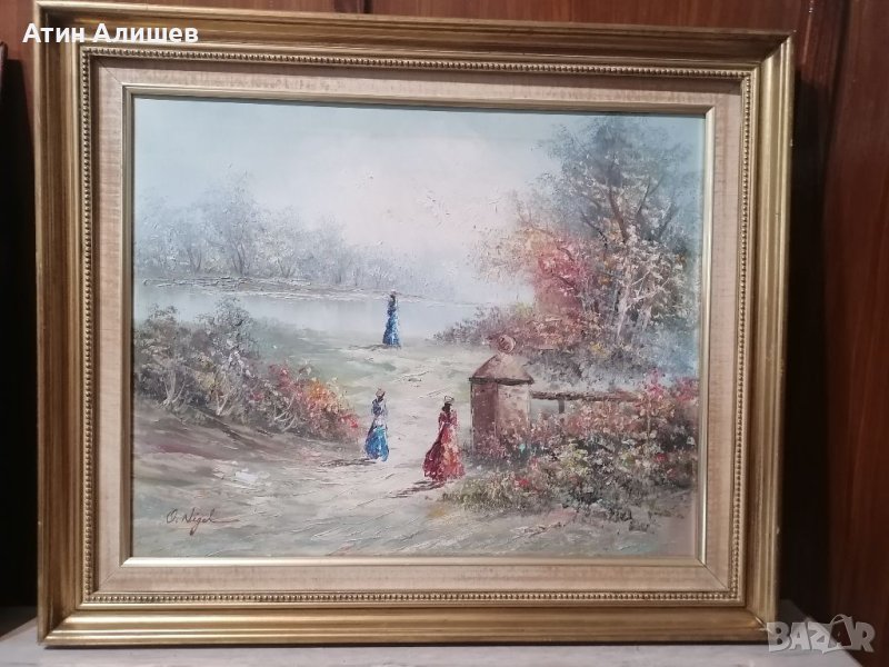 Авторска маслена картина на платно , снимка 1