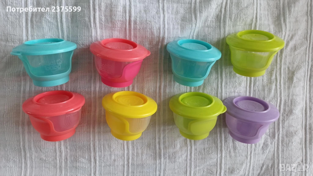 Контейнери за бебешка храна 60мл. - 8 бр., снимка 1