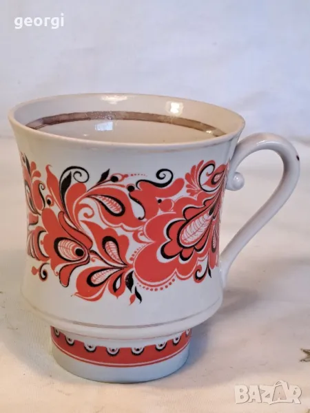 голяма руска порцеланова чаша, снимка 1