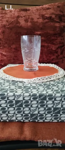 Български кристален сервиз чаши, снимка 1