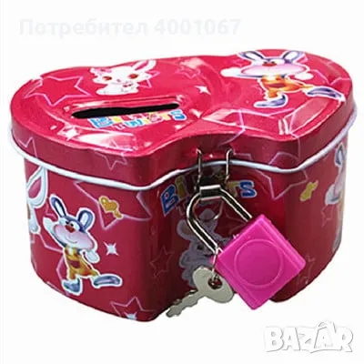 метална касичка, снимка 1