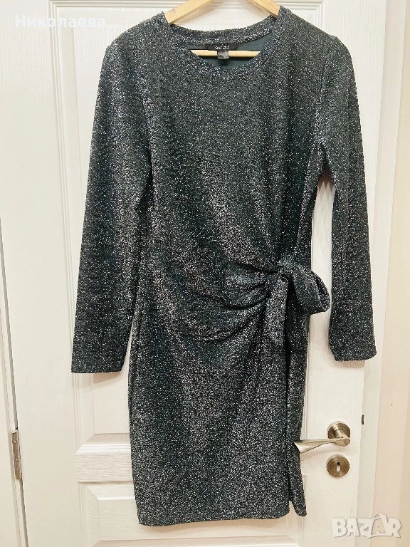 Рокля със сребристи нишки М, снимка 1