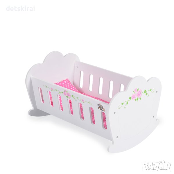 ДЪРВЕНА ЛЮЛКА ЗА КУКЛА , снимка 1