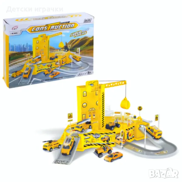 Паркинг с кран строителна площадка , снимка 1