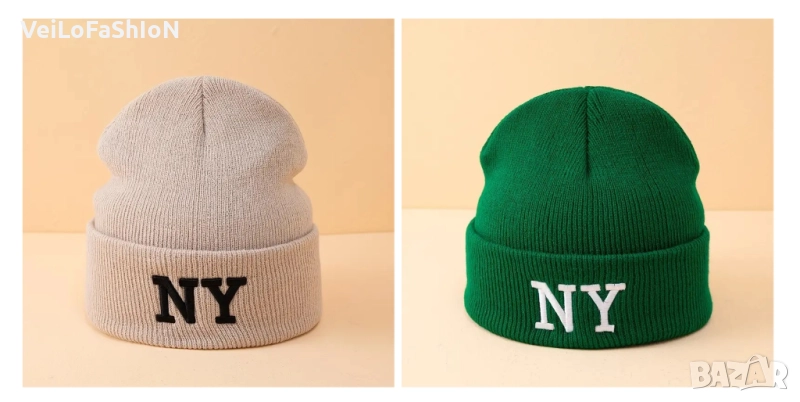 Нова зимна шапка с логото NEW YORK, снимка 1