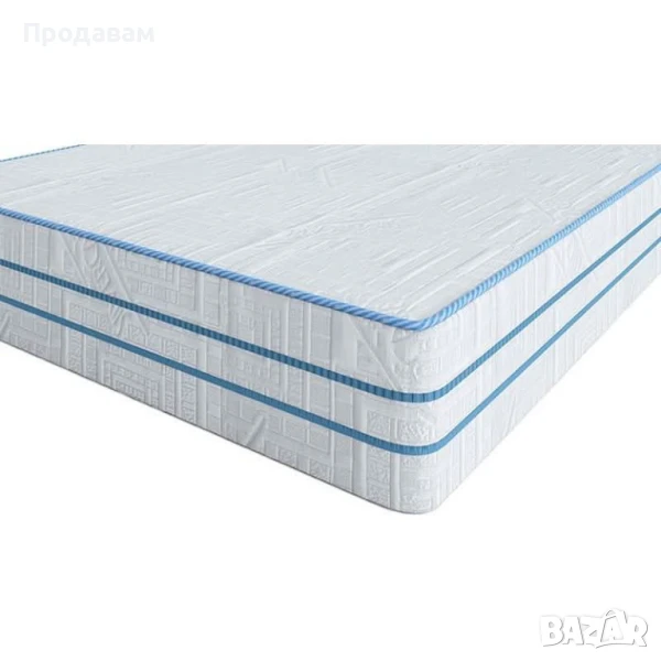 Еднолицев матрак Силвър 7 зони 22см - Блян - 114/190 Ядро от BodyCare пяна 7 зони на комфорт Дамаска, снимка 1