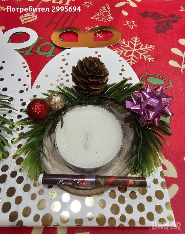 Ръчно изработен коледен подарък , снимка 1