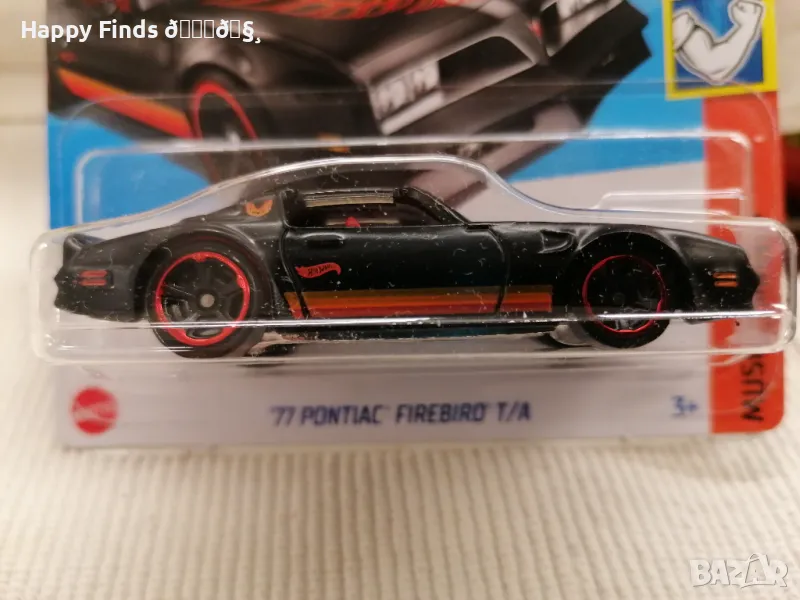 💕🧸 Hot Wheels `77 Pontiac Firebird T/A  Muscle Mania, снимка 1