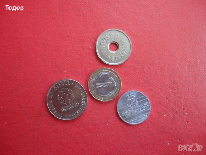 Немски жетон лот жетони , снимка 1