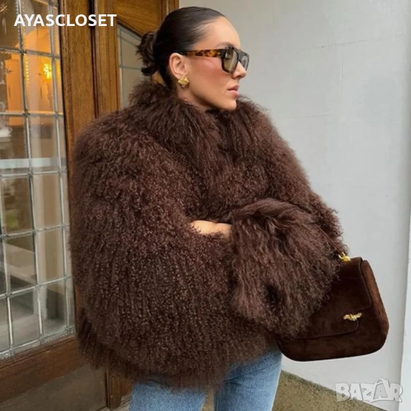 Палто от монголска вълна XL, снимка 1