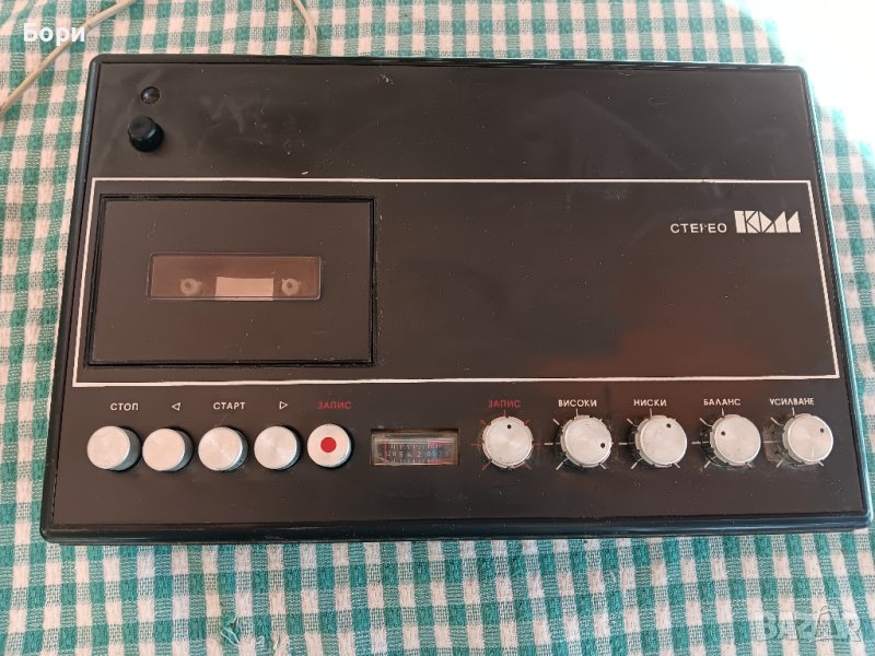 КОМ СТЕРЕО 1977г МК 112 Б Касетофон, снимка 1
