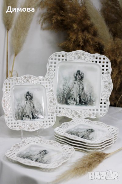 Сервиз за торта лукс, снимка 1