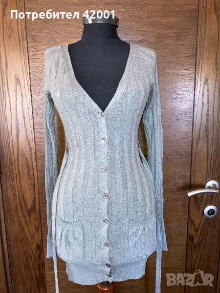 Разкошна дълга жилетка “BlueBerry”, р-р S-М, снимка 1