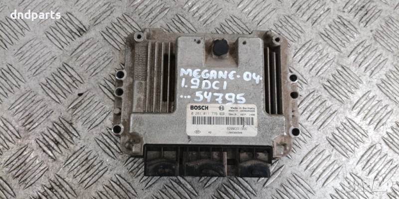 Компютър Renault Megane 1.9DCi 2004г. 0281011776	, снимка 1