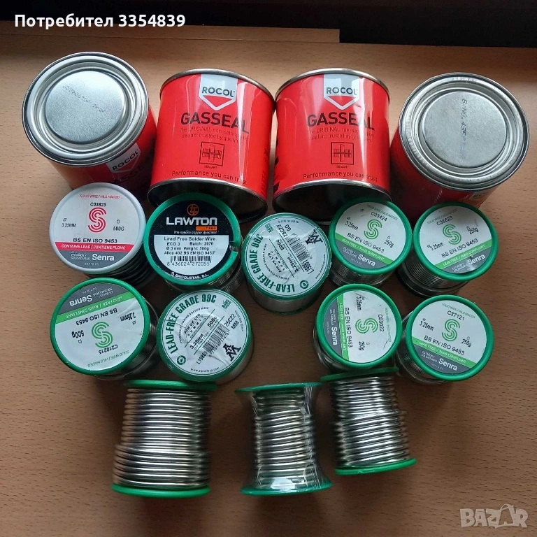 Калай за запояване без олово , снимка 1