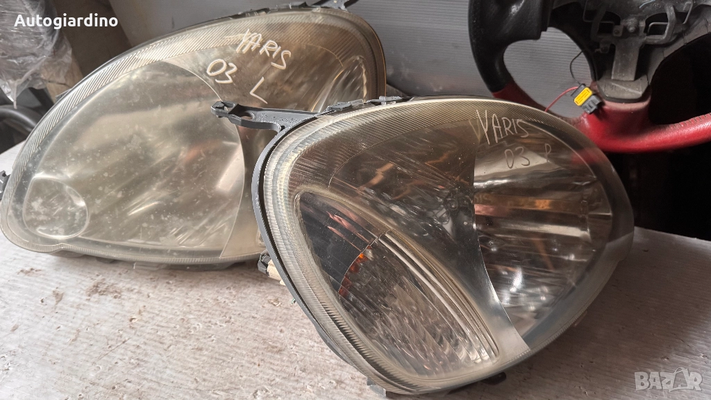 Оригинални Фарове зa Toyota Yaris 2003 - 89900175 / 81110-0D081 / 89007614, снимка 1