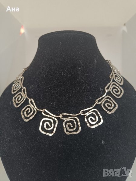 Посребрено колие #ГВ7, снимка 1