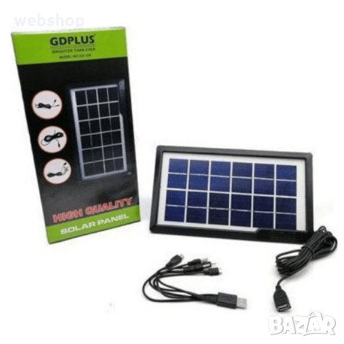 СОЛАРЕН ПАНЕЛ GDPLUS GD-10X / 26x15 см / 3W, снимка 1