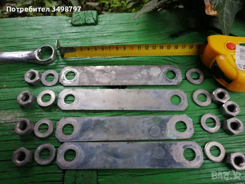 Медни бусбарове, медни гайки и медни шайби, снимка 1