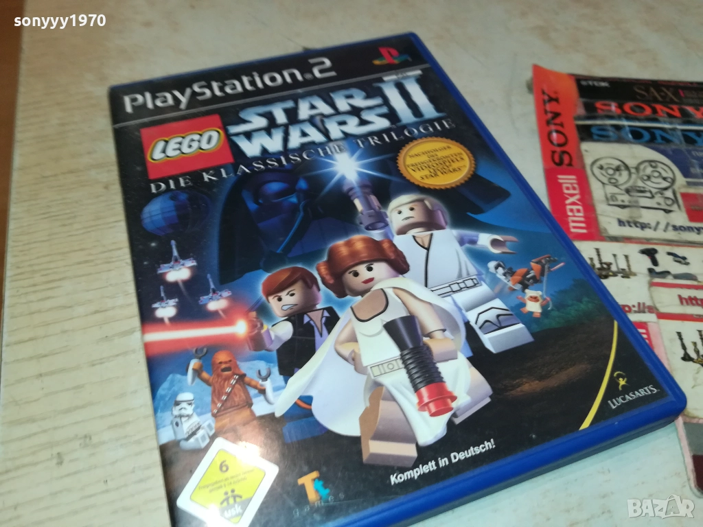 SONY PS2 GAME STAR WARS II 2611251631, снимка 1