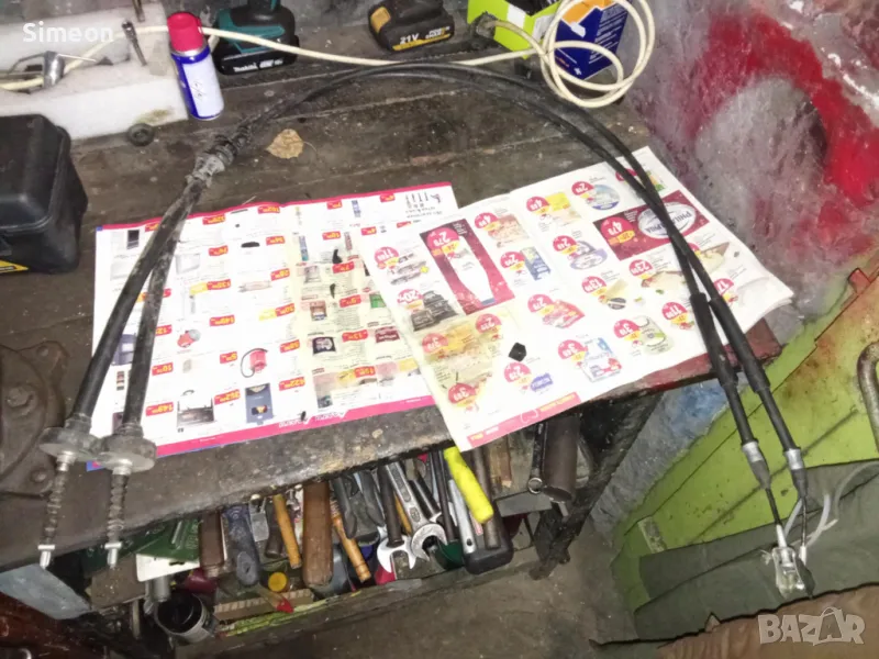 Жило за ръчна спирачка - Опел Астра Г, снимка 1