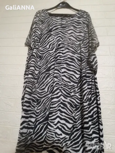 ЕФИРНА РОКЛЯ ЖИВОТИНСКИ ДЕСЕН 4XL, снимка 1