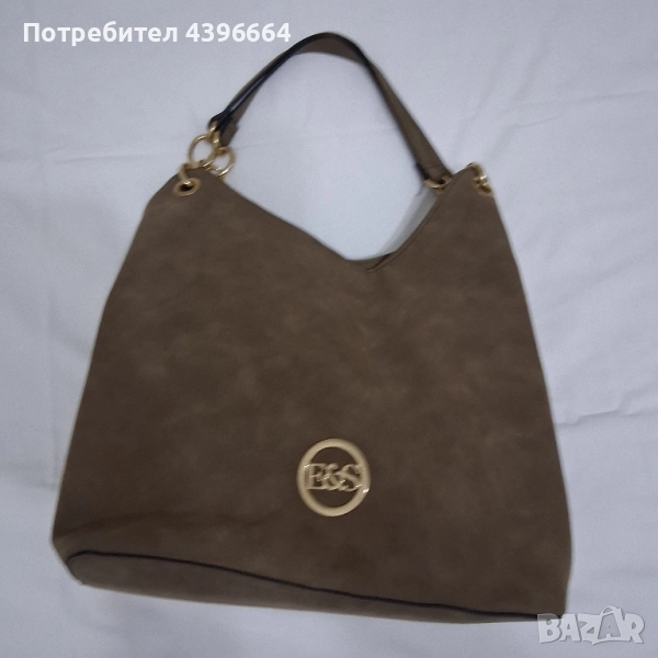 дамска чанта от обърната кожа(велур), снимка 1