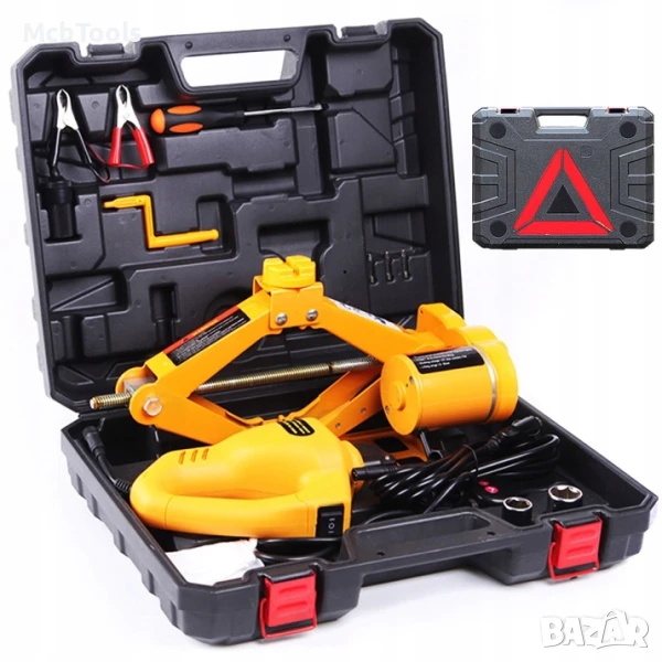 Електрически крик с гайковерт – 12V, снимка 1