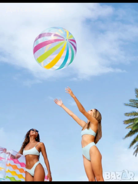 Надуваема топка INTEX Jumbo 107 см, снимка 1