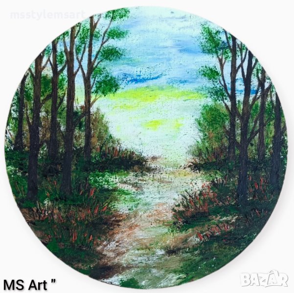 Горски изгрев " Картина , снимка 1