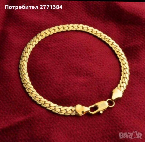 Златна гривна от Медицинско злато медицинска стомана . Изпращаме по Спиди или до Еконт с опция прегл, снимка 1