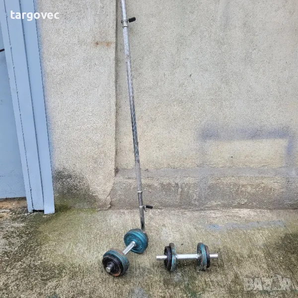 спортни уреди лост и дъмбели, снимка 1