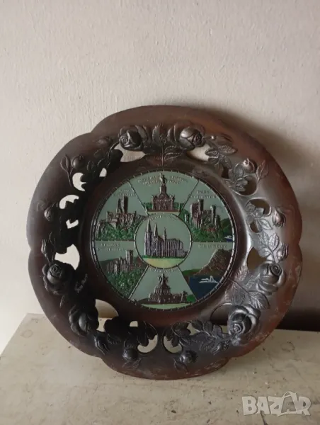 Стара чиния за декорация, снимка 1