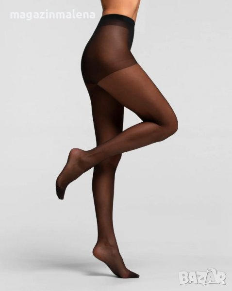 Pompea 20DEN черен италиански гладък ежедневен чорапогащник 40-85кг матови чорапогащи , снимка 1