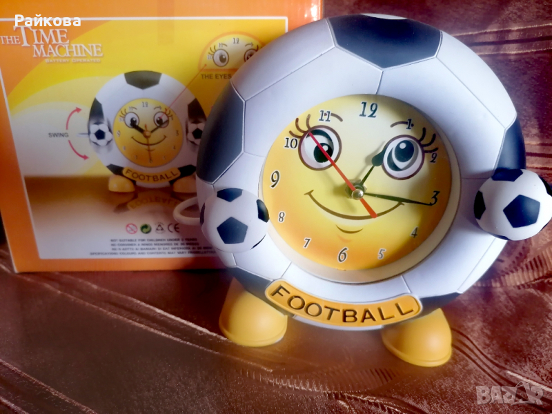 Детски часовник : футбол, баскетбол , снимка 1