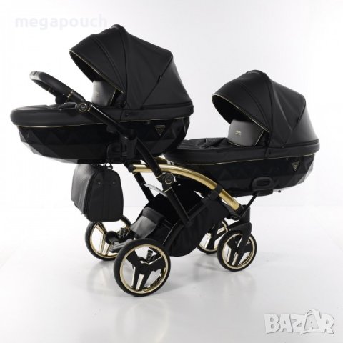 Бебешка количка Junama Fluo line Duo Slim 2в1, 3в1 НОВА, снимка 8 - Детски колички - 42082184