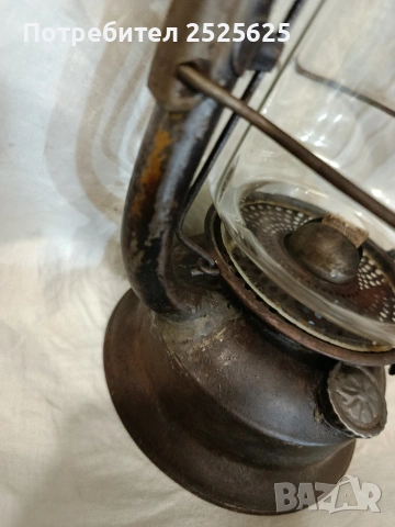 Старинен германски газен фенер , снимка 5 - Антикварни и старинни предмети - 53219807
