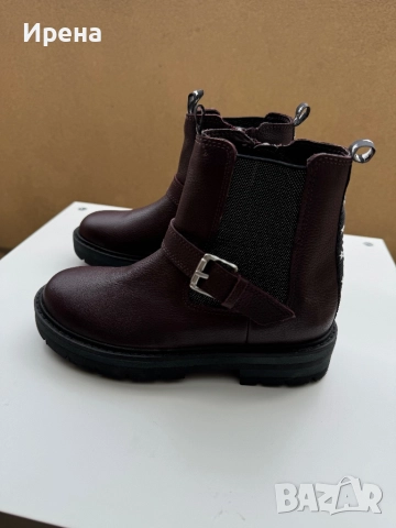 Ботички Clarks естествена кожа- 24,31 номер, снимка 3 - Детски боти и ботуши - 52621472