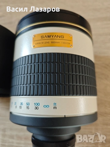 Обектив SAMYANG MIRROR 800mm f/8 DX 